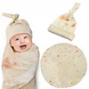 Burrito Baby Blanket Swaddle Flour Tortilla Swaddle Blanket Sleeping Swaddle Wrap With Hat 1