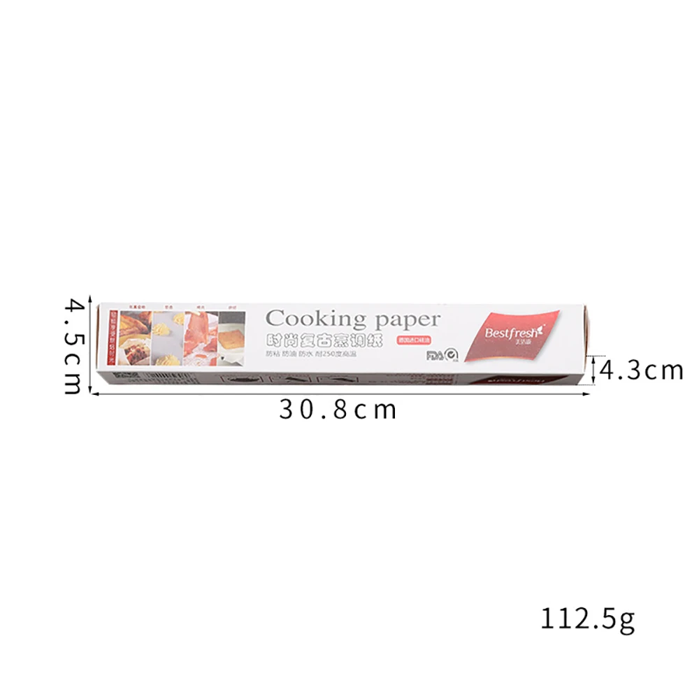 Vintage Style Food Grade Greaseproof Paper Wrappers