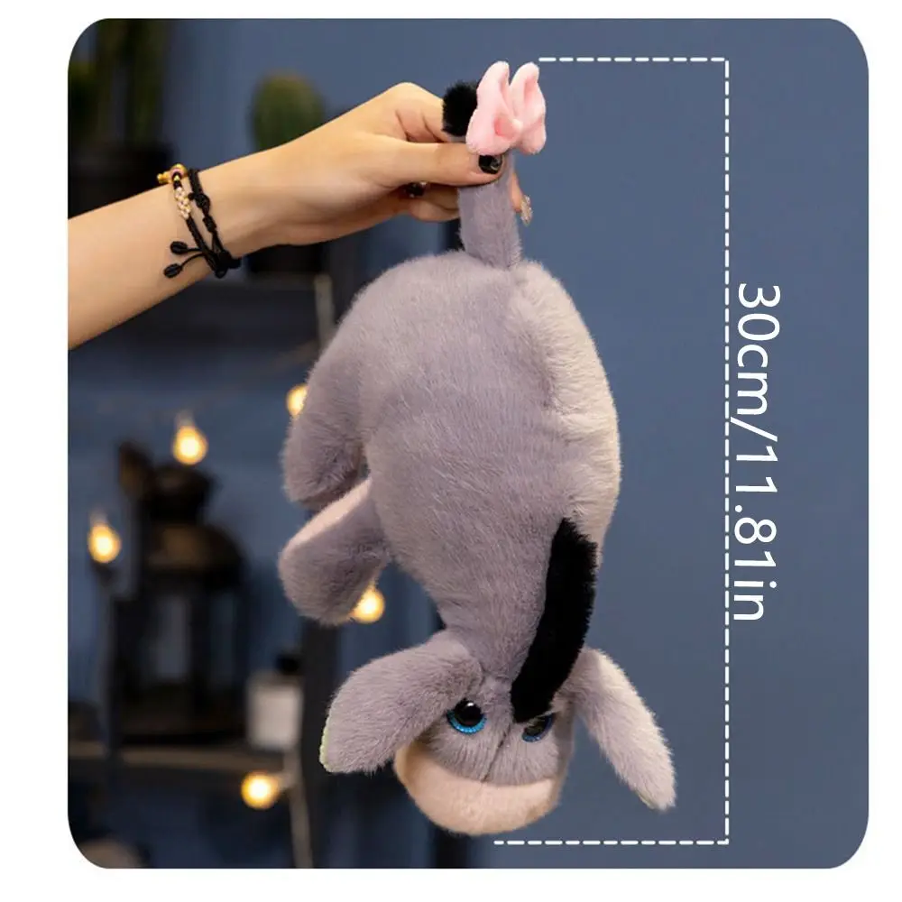 High Quality Realistic Cartoon Donkey Soft Handmade Simulation Stuffed Animal Skin-friendly Comfortable Cute Mule Holiday