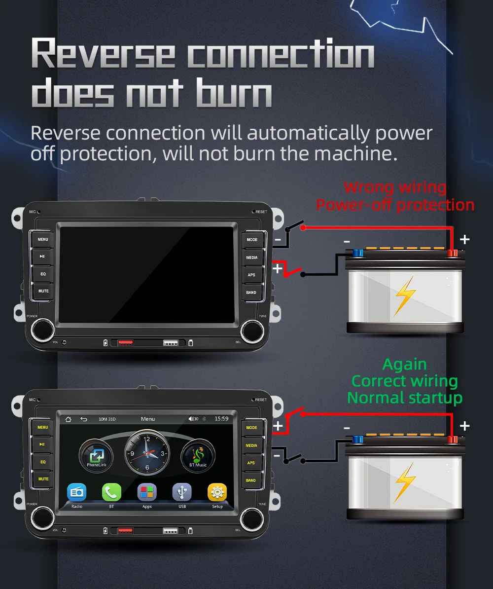 7" 2 Din HD Car Media Video RDS Airplay Car Radio Wireless CarPlay Android Auto Stereo Audio For VW/Seat/Skoda/Passat/Golf/Polo 12 Sdcff10e75bad46f88e06bd3b71f1a16bl 7" 2 Din HD Car Media Video RDS Airplay Car Radio Wireless CarPlay Android Auto Stereo Audio For VW/Seat/Skoda/Passat/Golf/Polo