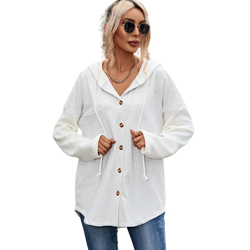 

Женская толстовка с капюшоном, модный Досуг контрастных цветов, Женский пуловер с капюшоном и кулиской, Повседневная Удобная Женская одежда на осень