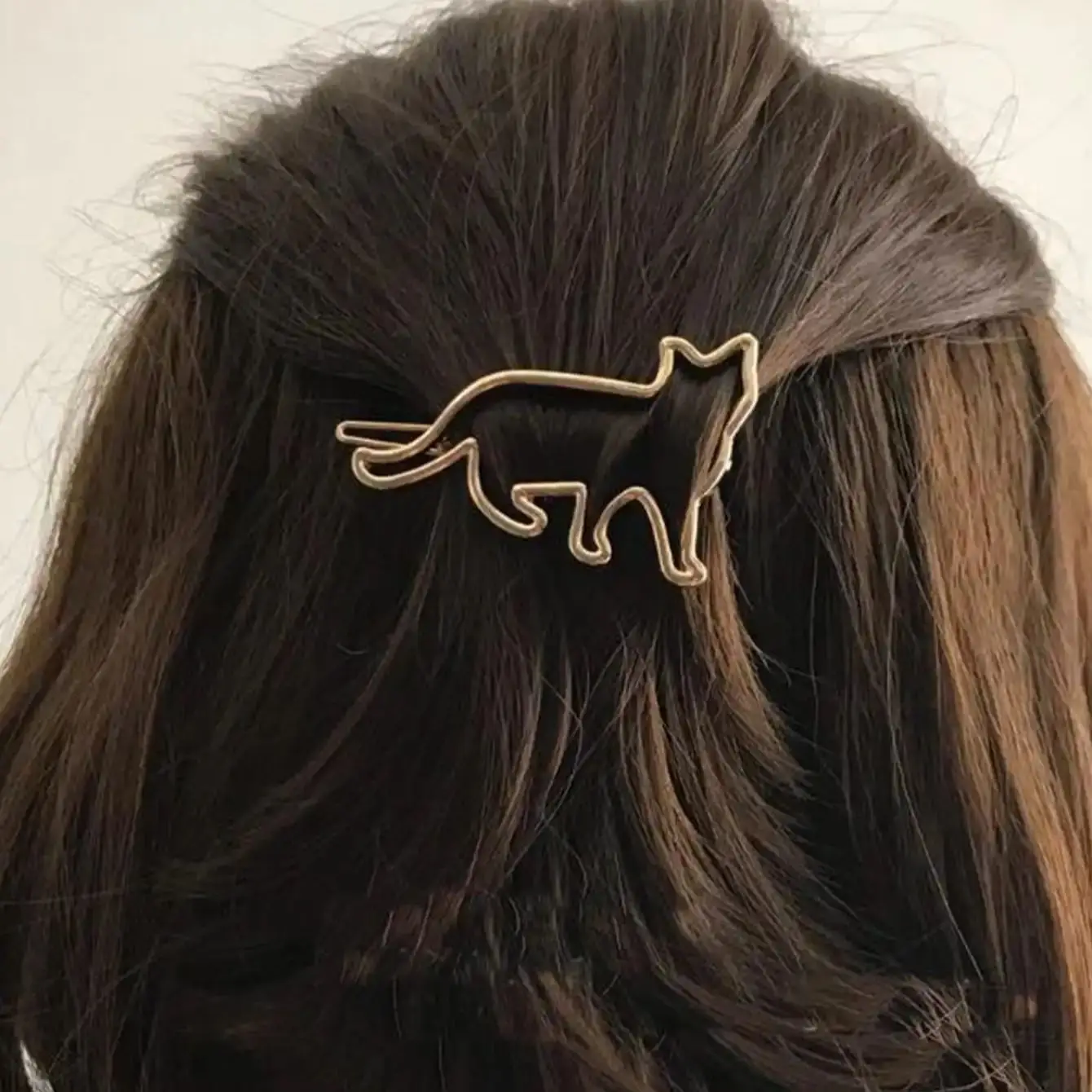 1 x mit Katzen verzierte tägliche Haarspange – geeignet für lässige Frisuren im Street-Style, Krallenclip/Klauen-Haarspange/Haarspange, Katzen-Design