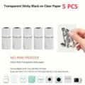 5Roll Black On Clear