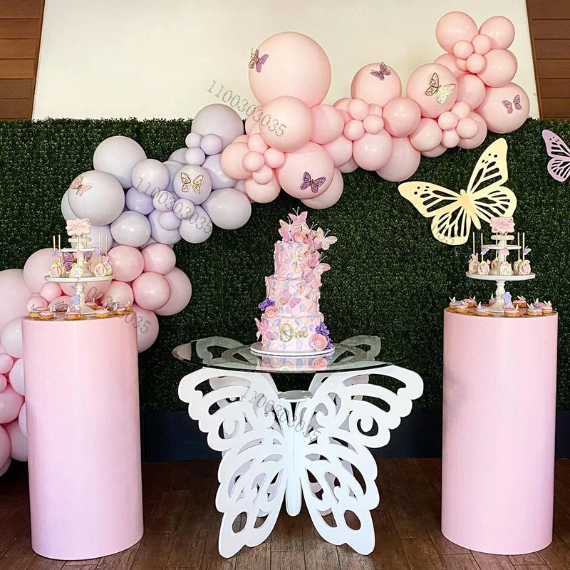 

Macaron Pink Purple Balloons Arch Kit Chain Set Baby Shower Birthday Party Decors Air Globos Gender Reveal Baptism Supplies