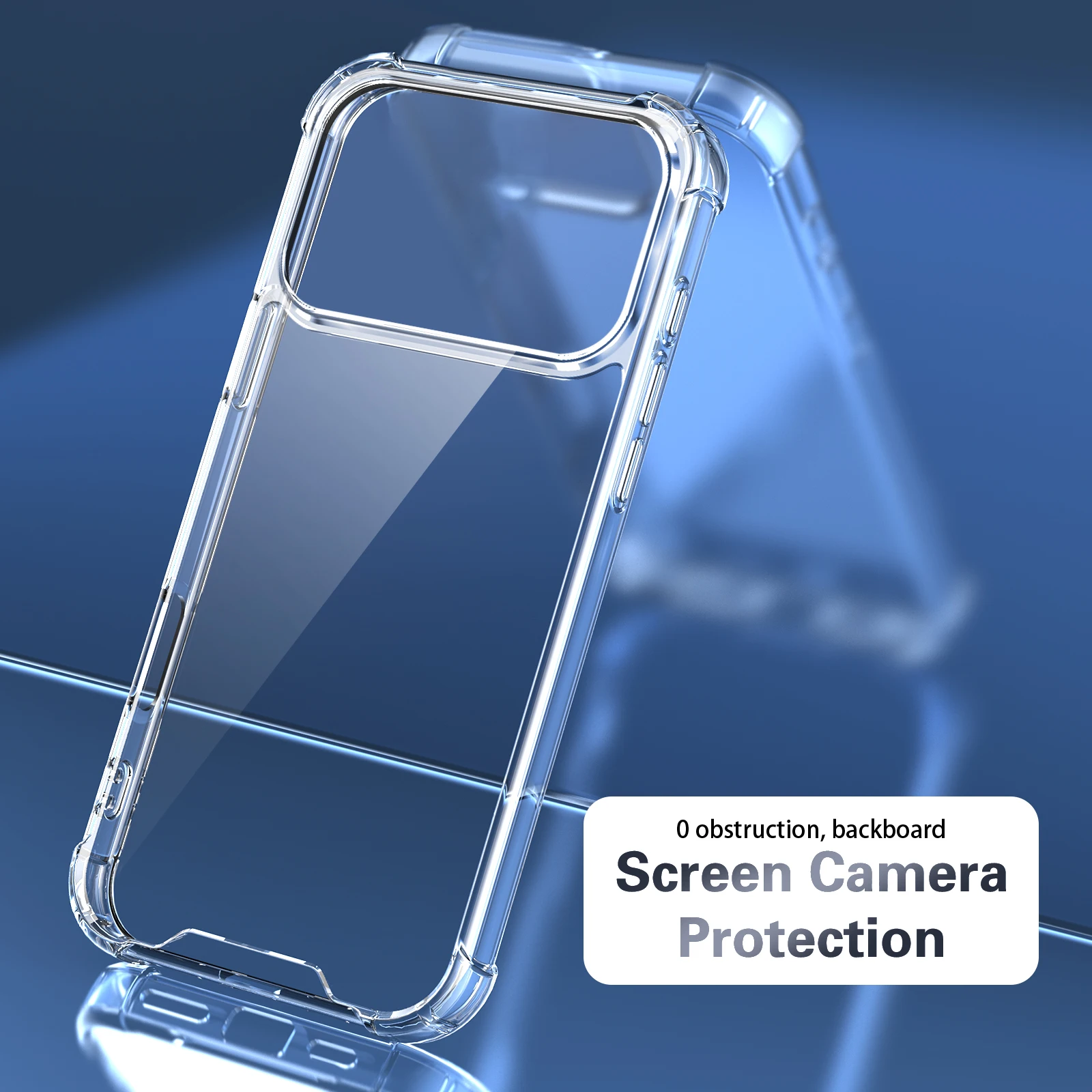 Luxury Four-Corner High Transparent Anti-Shock Phone Protective Hard Case
