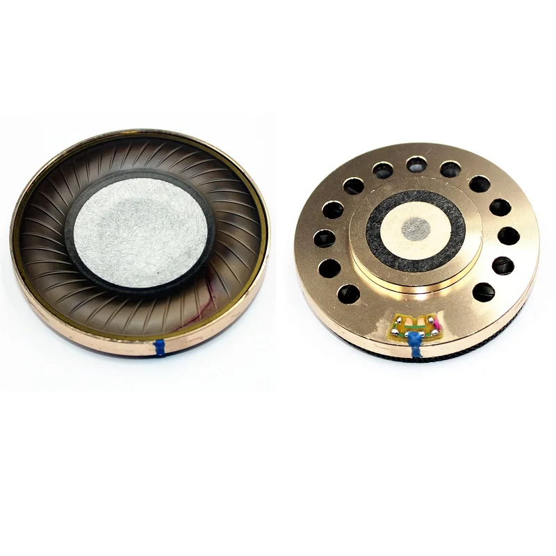 70mm Headphone Speaker Unit 32ohm 300Ohm hifi Over Ear Headset Driver Earphone Repair Parts Dual magnetic Biofilm Bass On Sale