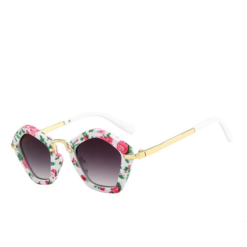 Kids Sunglasses Fashion Kids Child Coating Sunglasses Brand Designer Camellia High Quality Boys Girls Goggle Sunglasses UV400