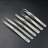 100% Original VETUS JP Series Premium Tweezers for Eyelash Extensions Anti-static Hyperfine High Precision Makeup Pinzas 1
