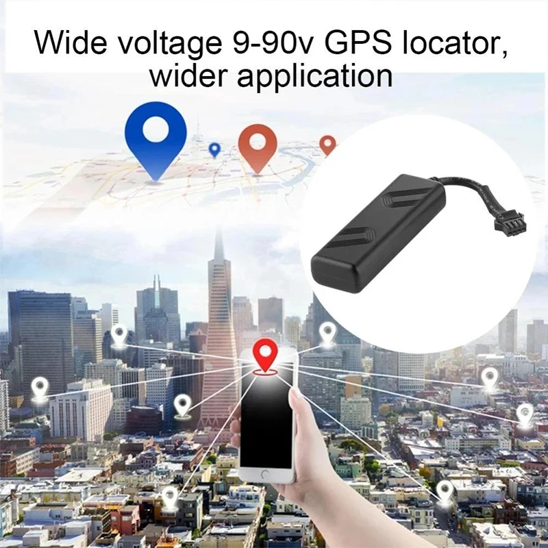 Фото GPS-трекер Mini TK205 с приложением для системы мониторинга в режиме реального времени, устройство отслеживания автомобиля и мотоцикла с реле, лучше, чем GT02A №5