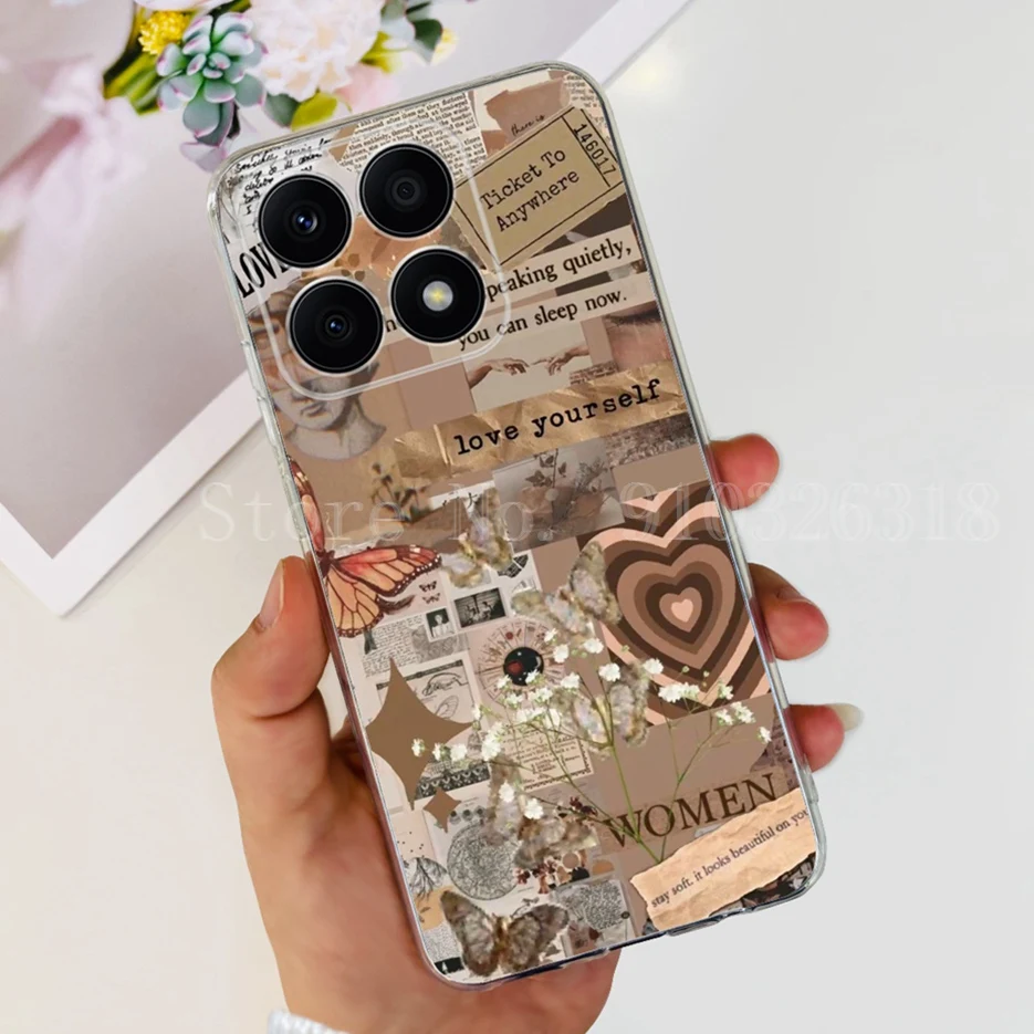 Fashionable Clear Silicone Soft Slim Phone Case - Stylish Back Cover with Bumper Protection