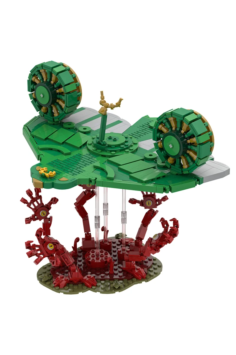 MOC Zeronai Geräte Modell Bausteine Spiel Zeronai Windwing Fliegende Fahrt DIY Design Ziegel Spielzeug Erwachsene Geschenk Für Fans – Detail 3