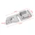 Chzimade Sewing Machine Ruler Regular Presser Foot Magnet Seam Guide Presser Foot Fine Tucker Gauge Diy Sewing Machine Tools 