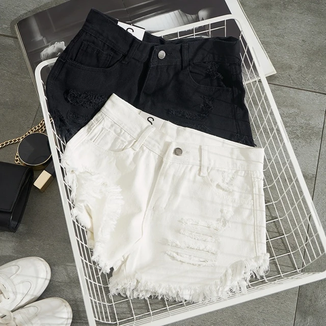 Aggregate 95+ ladies white denim shorts best