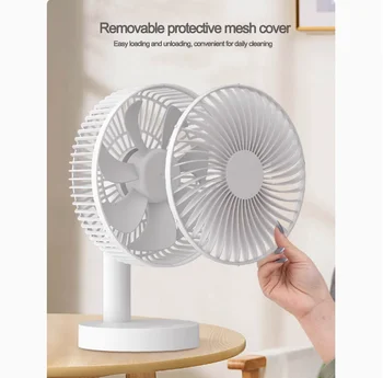Mini piccolo ventilatore su e giù regolazione desktop USB ufficio desktop ventilatore elettrico portatile dormitorio per studenti plug-in uso domestico 1