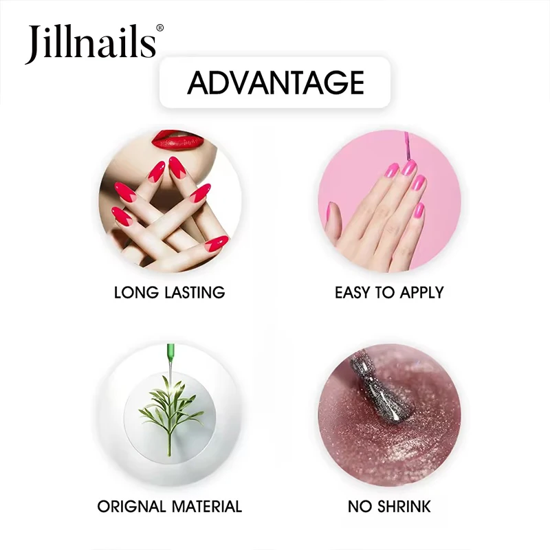 Jillnails Jelly Gel Nail Builder Gel UV 50g per estensione unghie Crema dura morbida UV Led 50ml - immagine 4