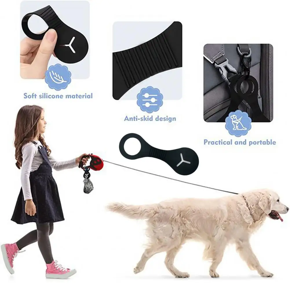 Poop Bag Clip Garbage Bag Clip Portable Soft Anti-Skid Silicone Pet Garbage Hands-free Clips Dogs Cleaning Supplies pet cleaning tools