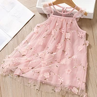 Keelorn Girls Dress 2022 Summer Kids Clothes Sleeveless Hollow Baby Princess Dresses For Baby Clothing Children's Vestidos 2-7Y family xmas outfits