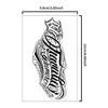 1Pc Handwritten Font Arm Waterproof Temporary Tattoo, Long-Lasting 1-2 Weeks, Realistic Semi-Permanent Fake Tattoo 4