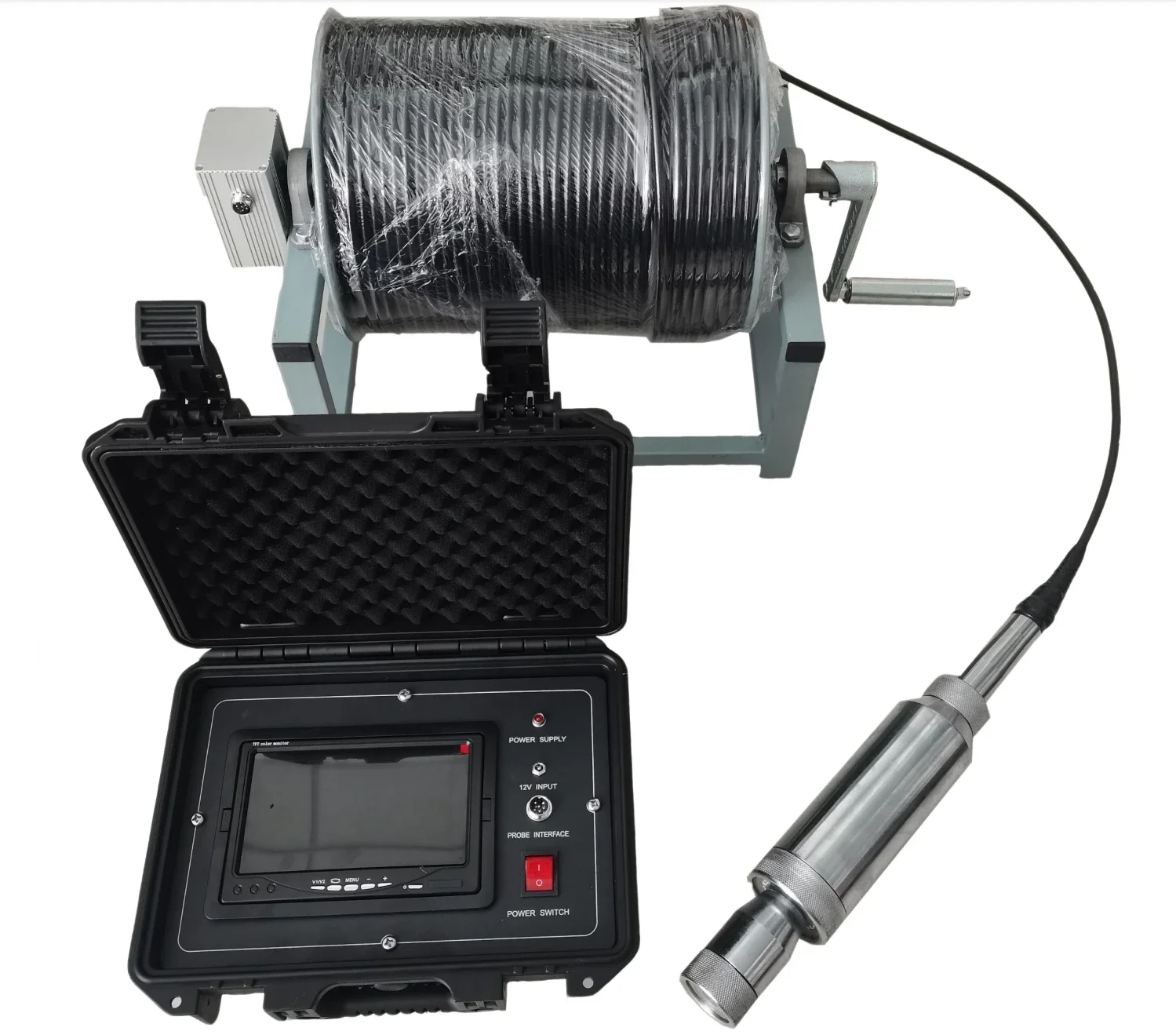 300m Depth Well Camera 360 Degrees Deep Well Borehole Inspection Camera Panoramic Simple Model
