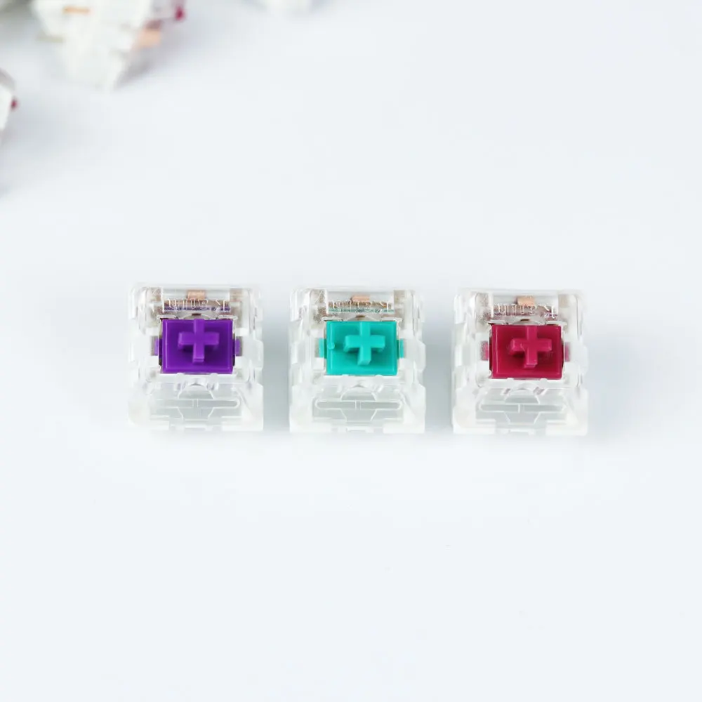 kailh Pro Switches 3 Pin RGB SMD Purple Light Green Teal Aqua Burgundy MX RGB Swithes For Gaming