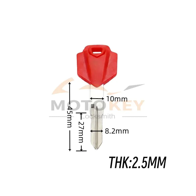 QJMOTOR SRV250 SRV300 SRV400 QJ250GS-29 Sai 250 800 Race, 600RS Race 및 900 Race 모델용 오토바이 미가공 키 교체