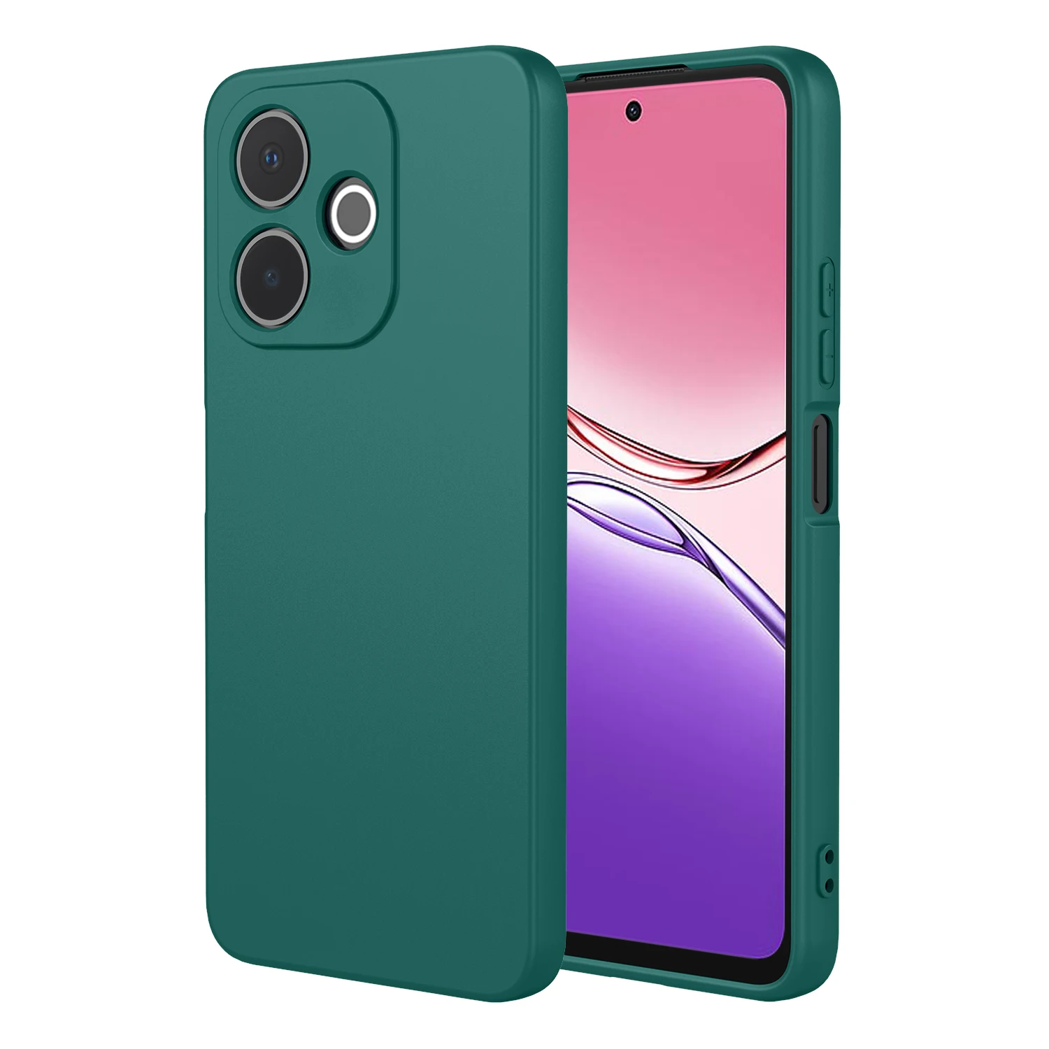 Flexible Liquid Silicone TPU Protective Case - Durable Back Cover Shell