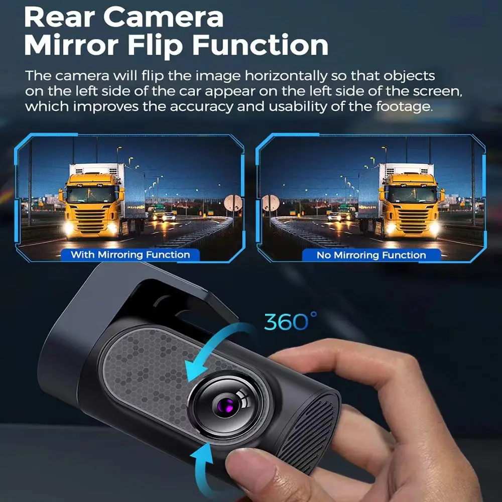 AZDOME M550 Pro  ķ, 4K + 1080P, Ĺ    DVR 3 ī޶,  GPS, IR, Ʈ , WiFi, ڵ  ī޶