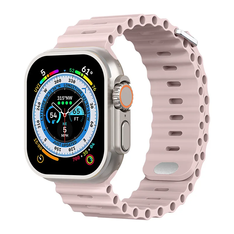 Breathable Silicone Strap for Smartwatch - Multiple Sizes