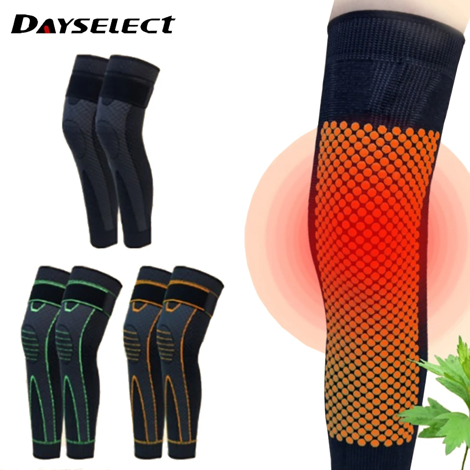 

1Pair Dot Heating Knee Pads Brace Sports Kneepad Plush and WarmKnee Support For Arthritis Joint Pain Relief Recovery Unisex