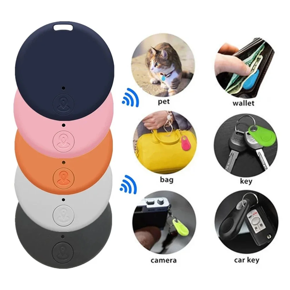 GPS Locator Pet Smart Bluetooth-compatible Wireless Anti-lost Tracker Alarm Spy Mini Tracking Finder Device