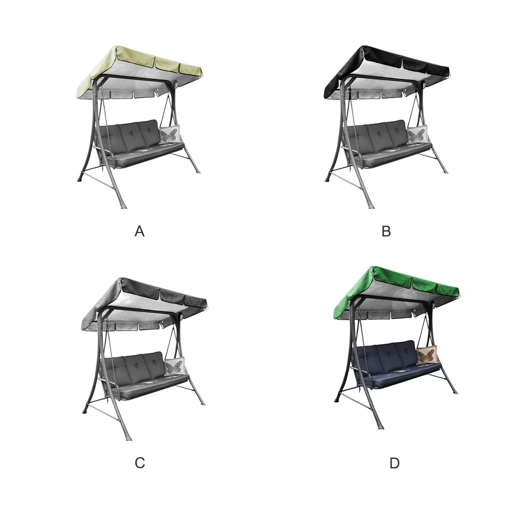 Swing Canopy Top Cover Garden Chair Waterproof Covers Canopies Case Replacement Hammock Accessories Swing Chair Sunshade