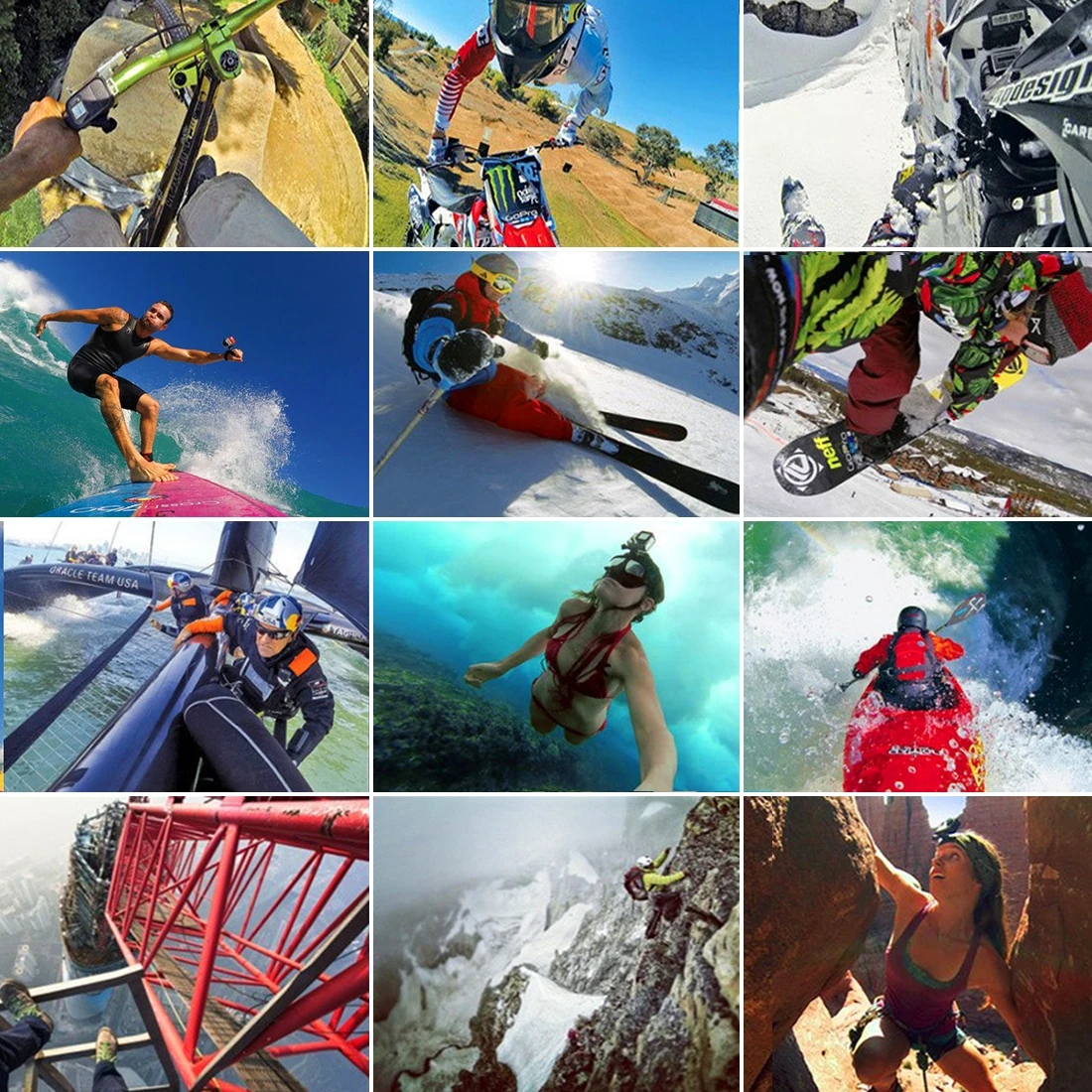 2 PCS PULUZ Black Vertical Surface J-Hook Buckle Mount Set for PULUZ Action Sports Cameras Jaws Flex Clamp Mount for GoPro, Inst