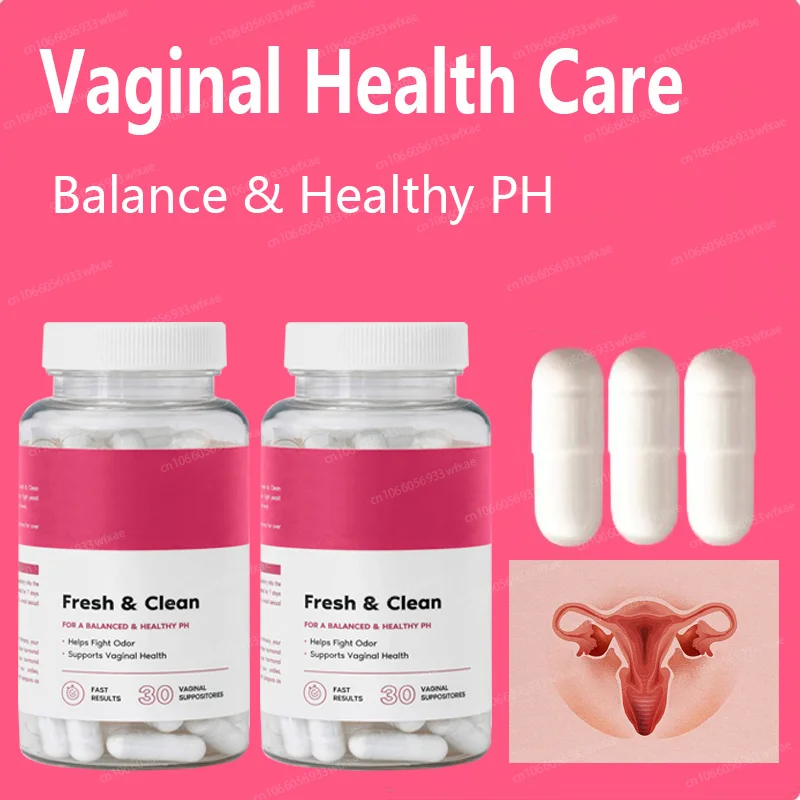 Vaginal Health Supplement Capsules for Women PH Balance for Vaginal Odor & Flora Relieve Itching