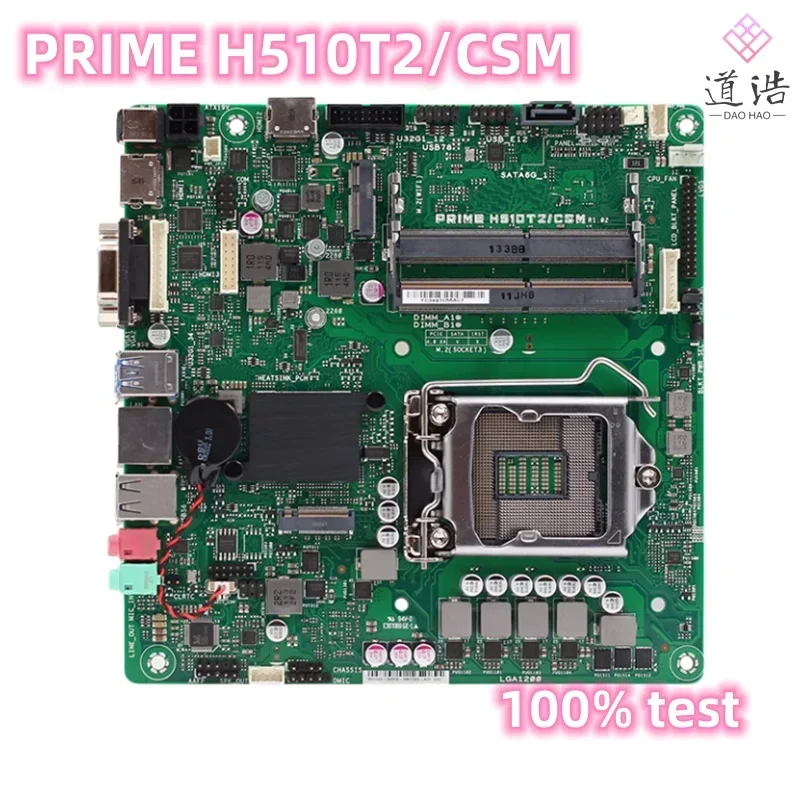 For PRIME H510T2/CSM Mini-ITX Motherboard 64GB LGA 1200 Support 10th 11th Generation CPU DDR4 H510 2 Sdd00f8423179477eb9eb50bb4f4c1d27l