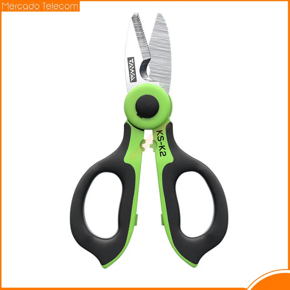 

TAWAA KS-K2 Kevlar Scissors Fiber Optic Cut Tools Kevalr Cutter Hand Tool Stainless Steel Scissors Optical Wire Free Shipping
