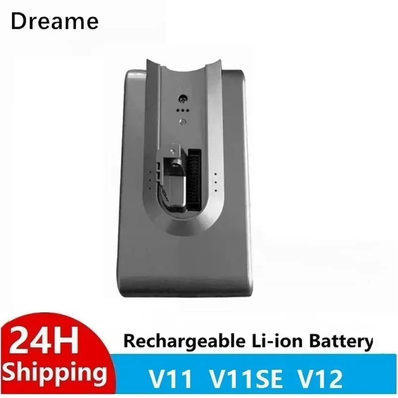 

Adaptable Dreame Vacuum Cleaner V11 V12 Battery for Mijia Dreame V10Pro V12Pro 25.2V 3000mah Lithium Battery