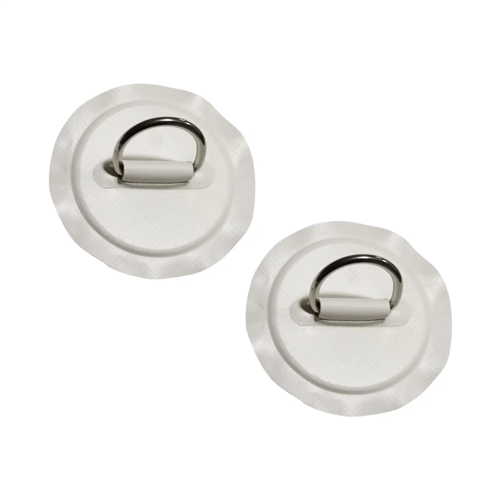 

2Pcs D Ring Pad Fixed Buckle D Rings Patches for Dinghy, Boat, Surfboard