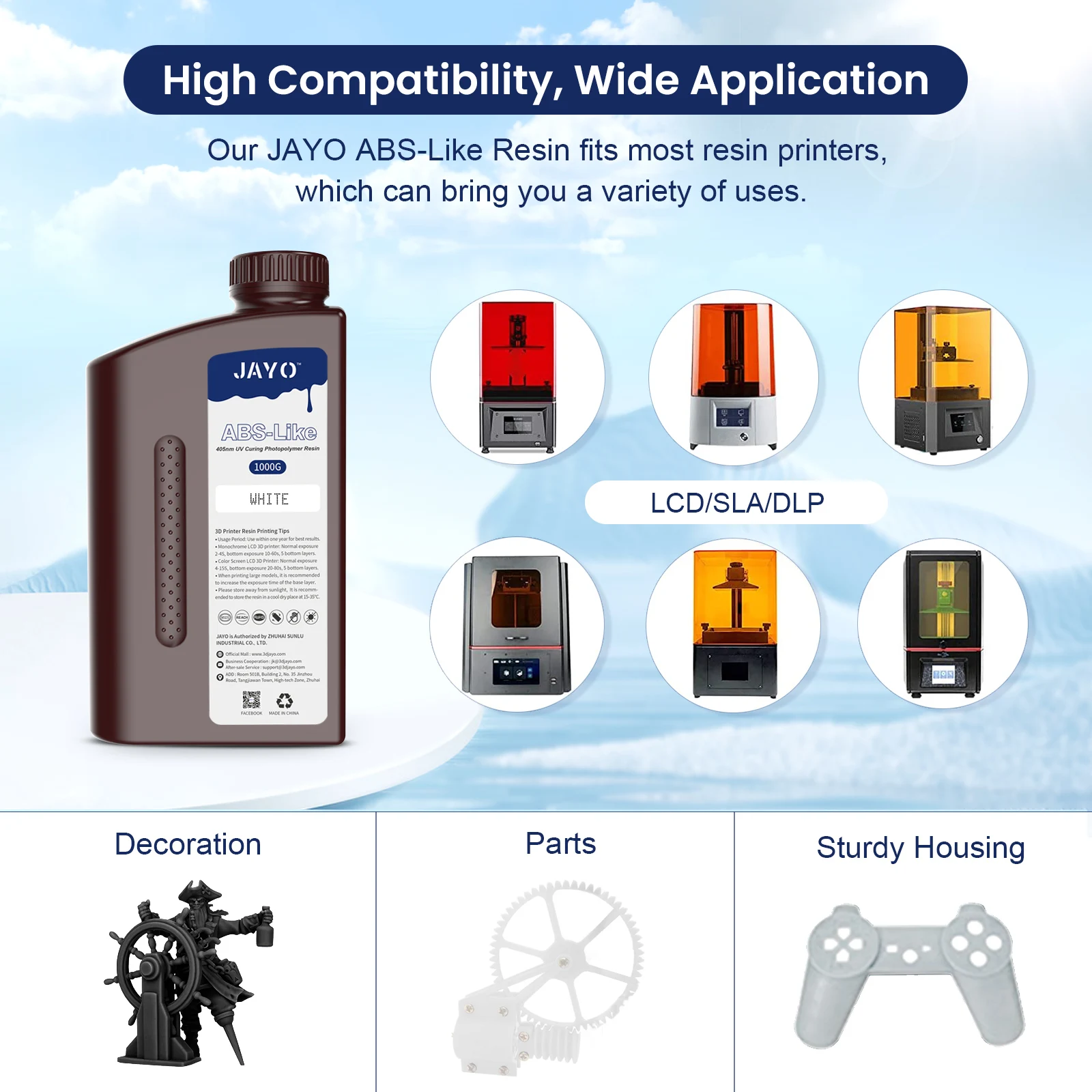 Jayo Official Store High-quality 3D Printer Filaments and Resins