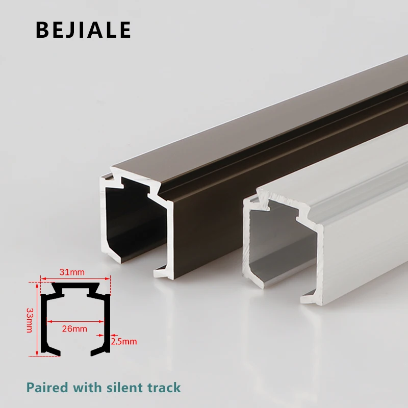 Extremely Narrow Sliding Door Hanging Wheel Track Aluminum Alloy Stainless Steel Glass Door Pulley Accessories sliding door roller,glass door track