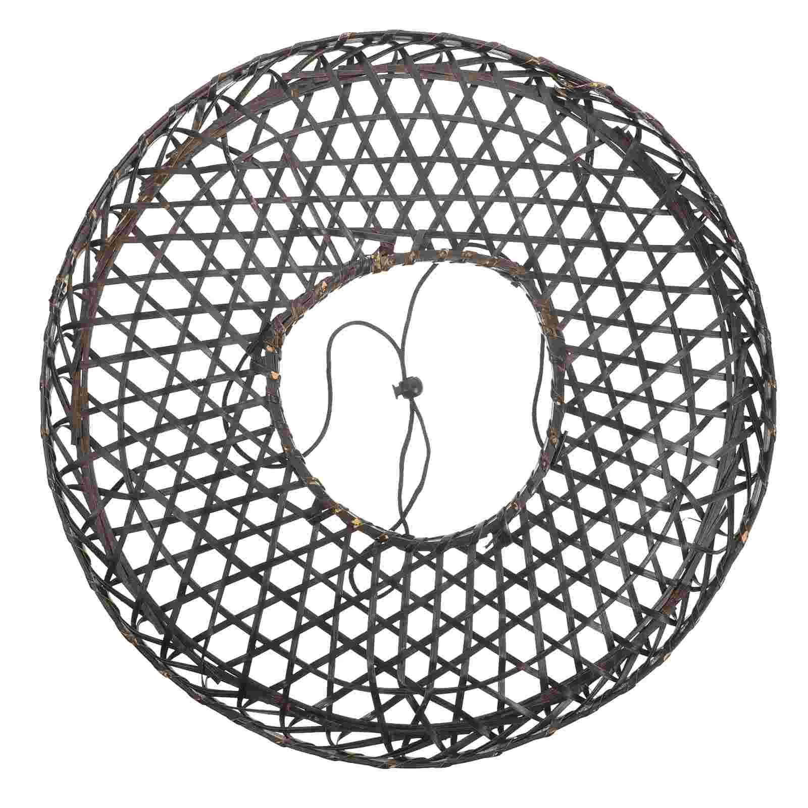 

Vintage Delicate Decorative Chic Safe Handmade Woven Bamboo Hat Woven Bamboo Hat Hand Woven Bamboo Hat for Party Cosplay Decor