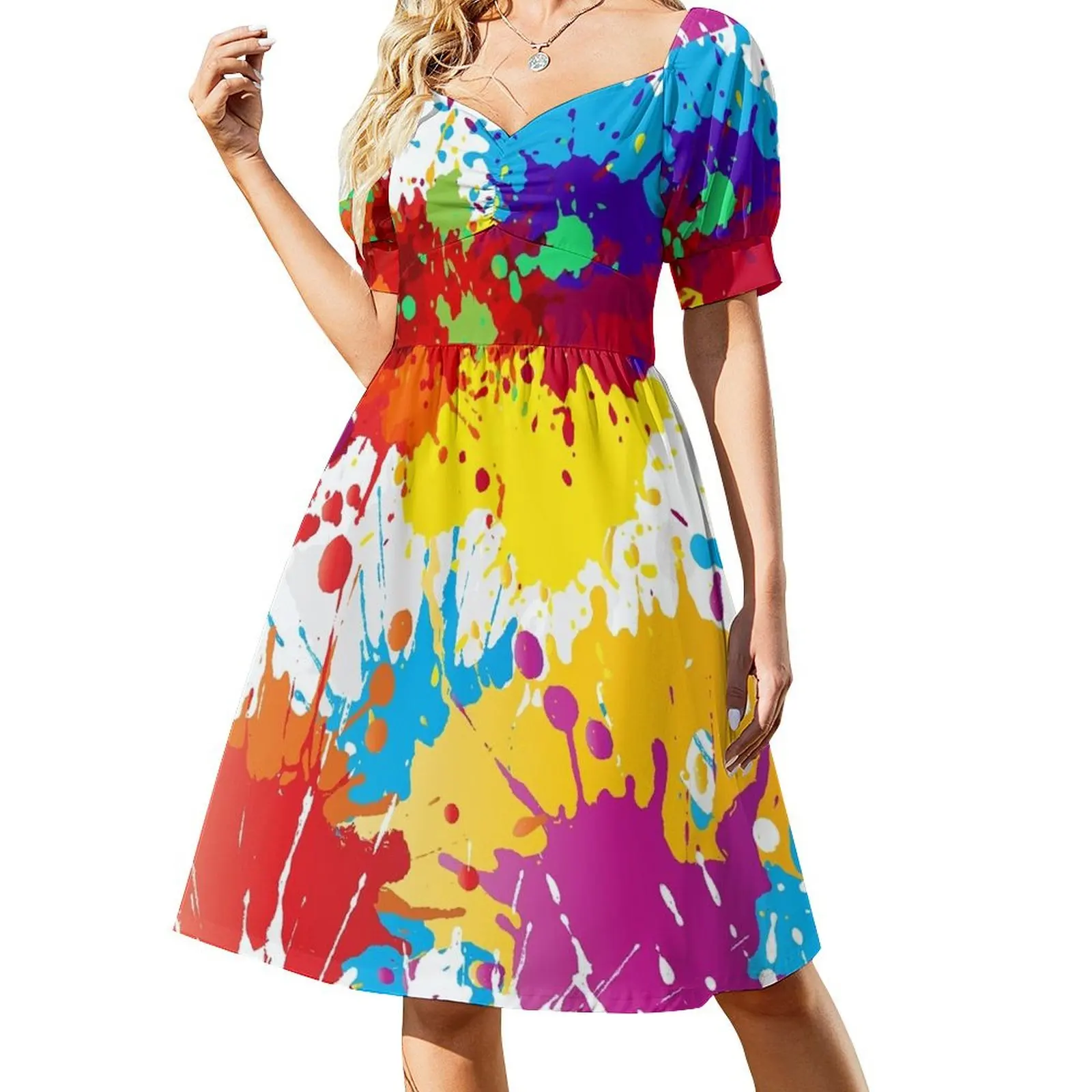 

colorful splashes Dress dresses for official occasions women's summer dress 2024 Evening dresses dresses for women 2024