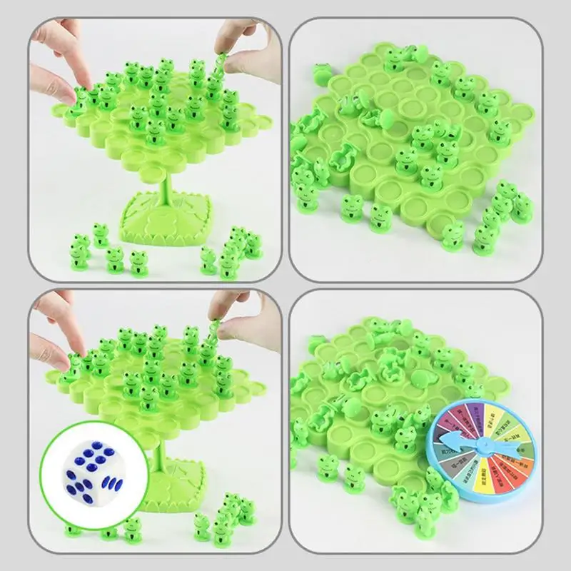 Montessori Math Toy Frog Balance Game Kids Number Learning Counting Educational Wooden Balancing Toy Preschool STEM Gift educational toys math toys