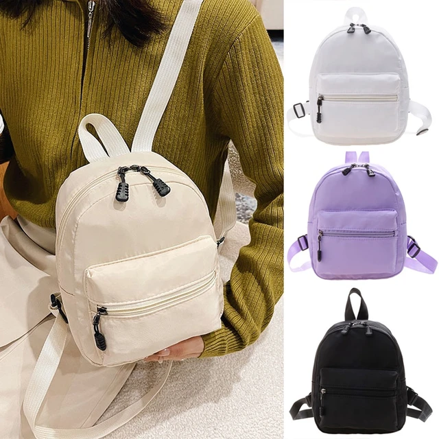 Fashion Casual Women Mini Backpack Luxury Pu Leather Small Bag School Girl  Backpacks Korean Style Ladies Cute Travelling - AliExpress