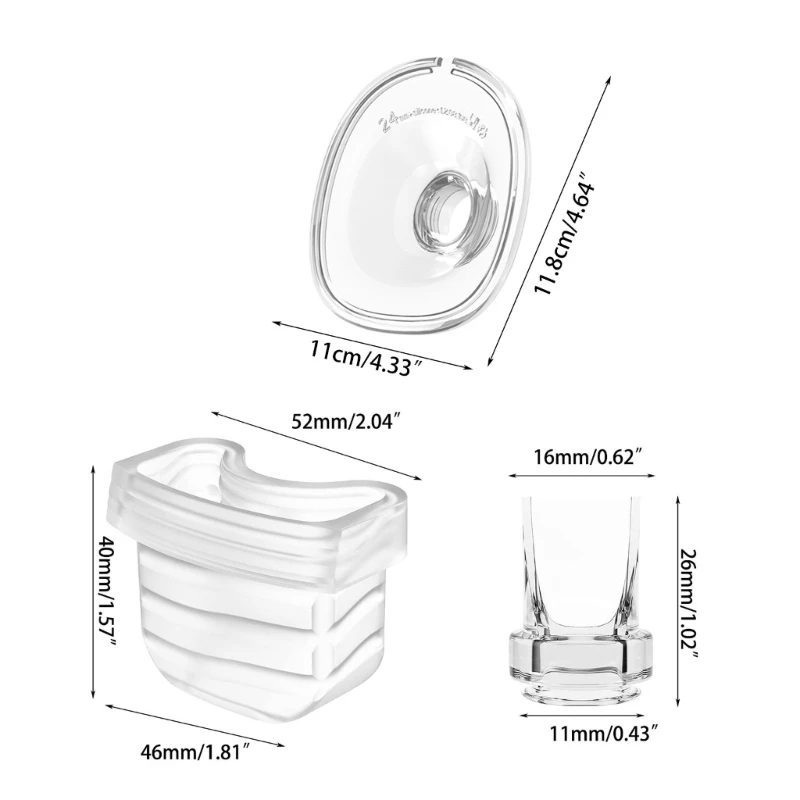 Duck Bill Valves+Silicone Membranes Milk Collector with Flange for S21 S18 Repair 4