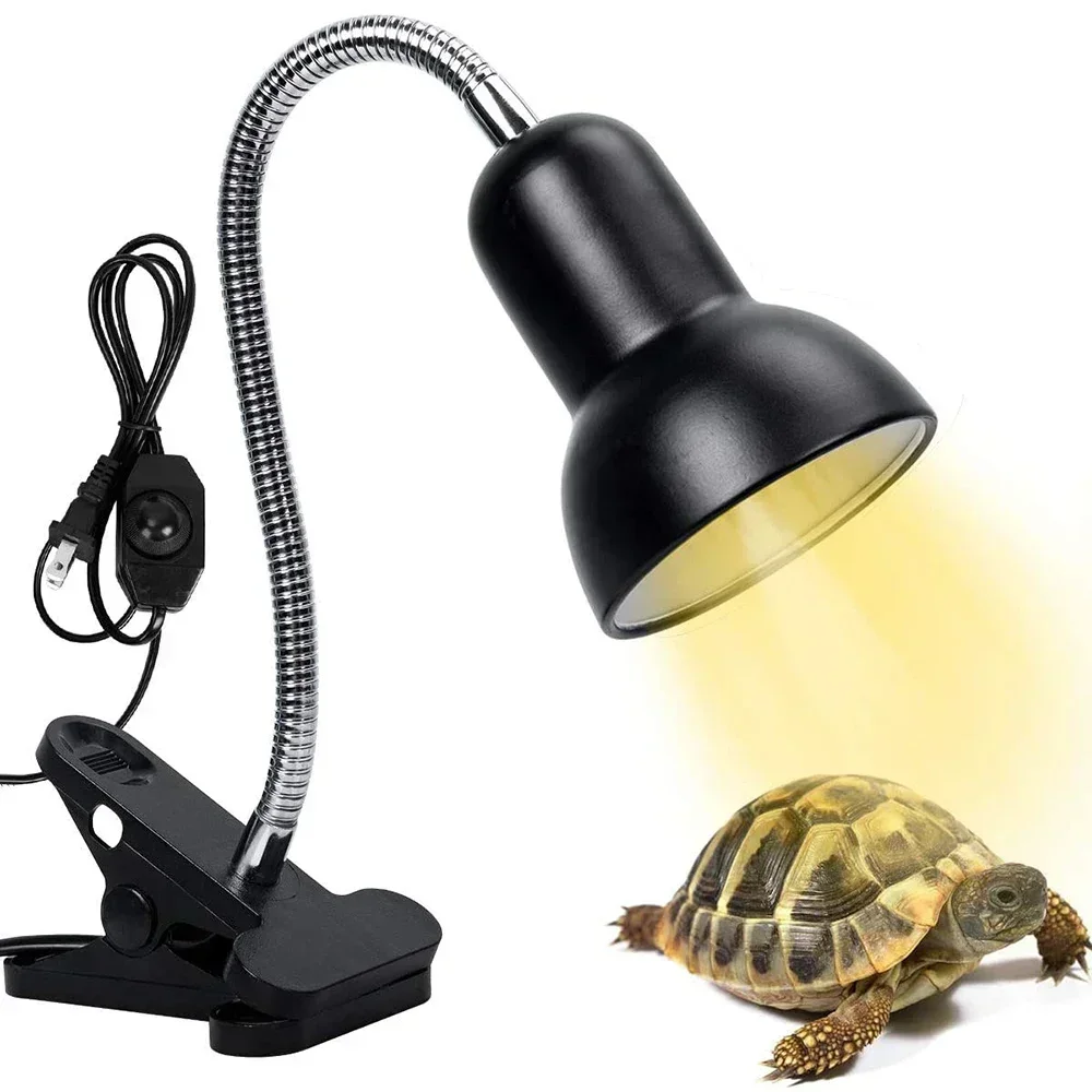 E27 Reptile Heating Lamp Lampshade American and European Standard Shower Lamp Holder Calcium Supplement Lizard Turtle reptile heating lamp