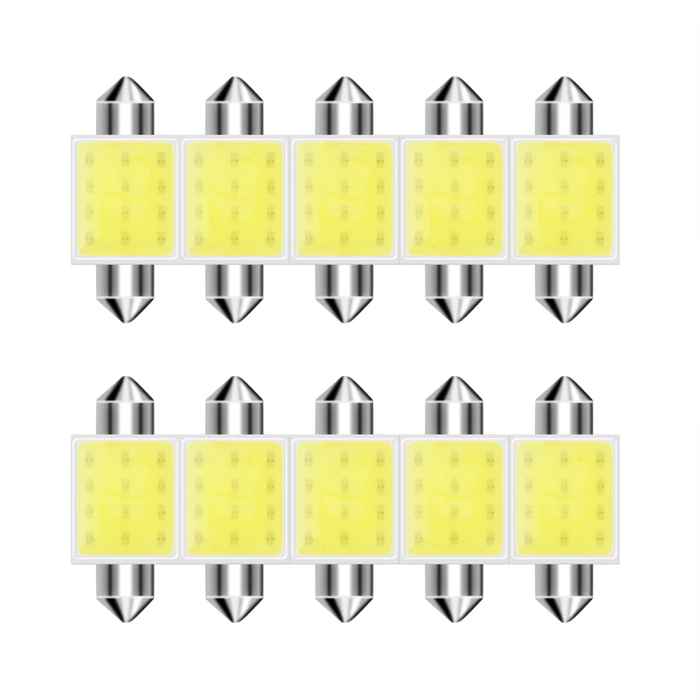 ڵ  , ڵ ׸ ,  COB LED , C5W, C10W, 31mm, 36mm, 39mm, 41mm, 6000K, DC12V, 10 