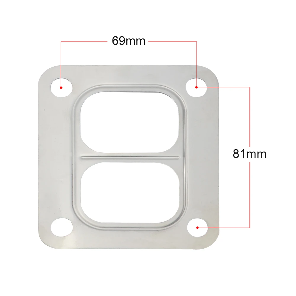 T4 Turbo Turbine inlet divided gasket Stainless Steel304 Gasket For T04 turbo HQ turbo inlet gasket JR4805