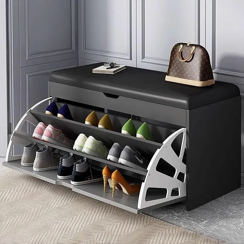 خزانة تنظيم الأحذية الحديثة باللون الرمادي مقاس 60...