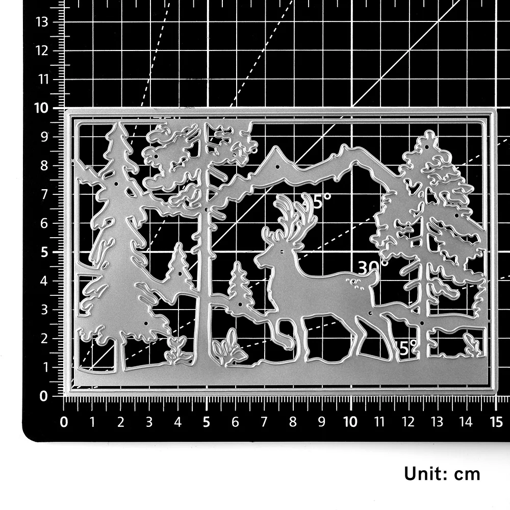 Ensemble De Matrices De Houx Et De Flocon De Neige De Noël, Découpes En