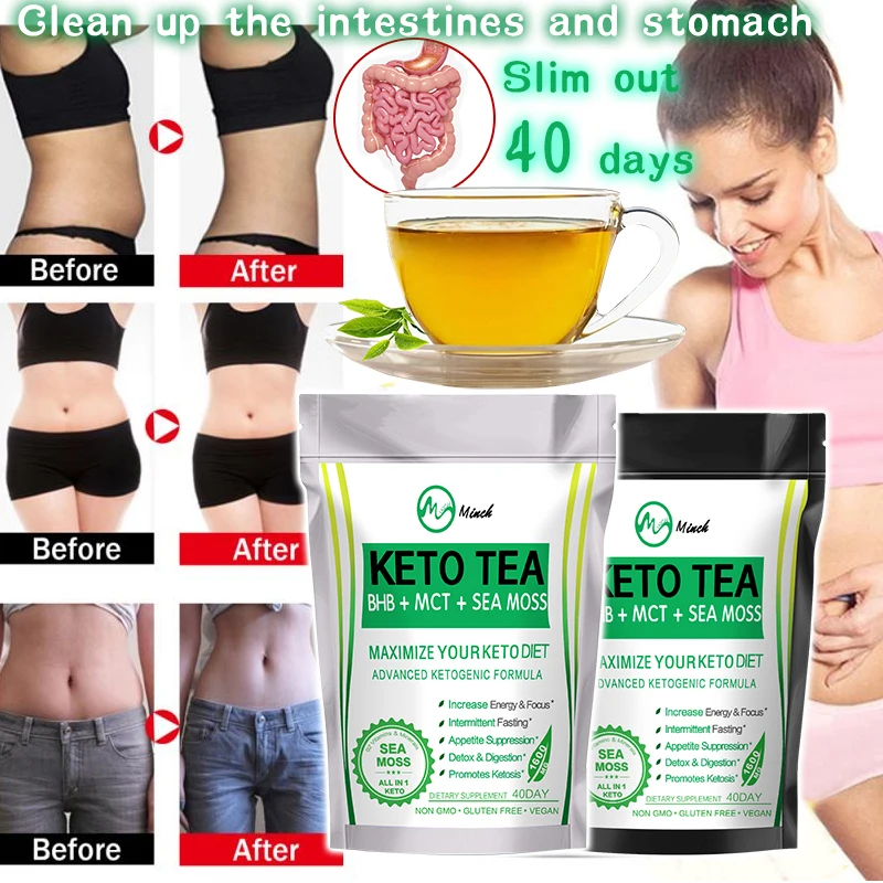 40Days Keto Morning and Evening Tea Bag Lose Weight Detox Slim Fat Burner Health Weight Loss Man Women Belly Slimming Products 1 40Days Keto Morning and Evening Tea Bag Lose Weight Detox Slim Fat Burner Health Weight Loss Man Women Belly Slimming Products 1